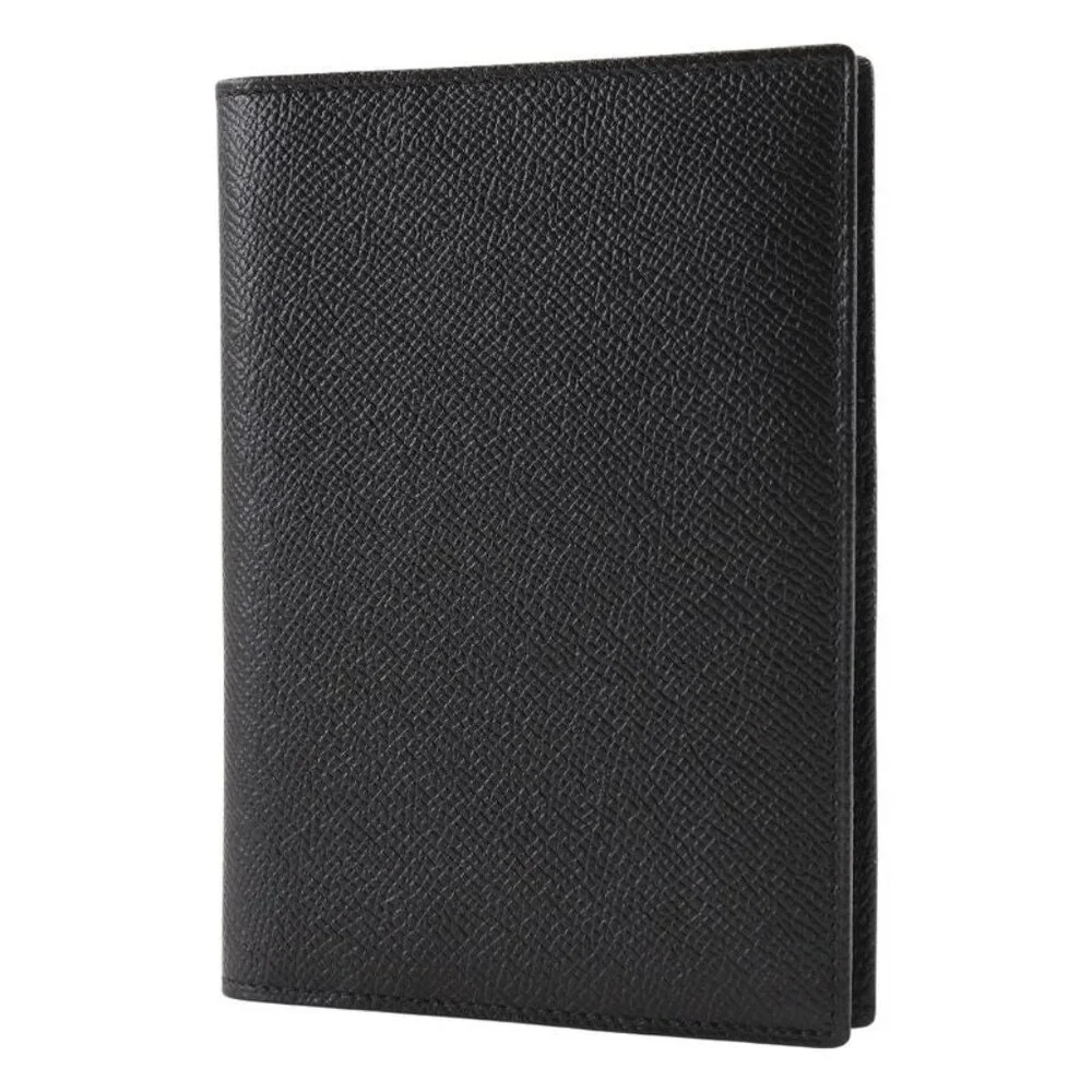 Bvlgari Leather Black Notebook Cover